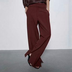 Zara Burgandy Trouser Pant- Size XXL